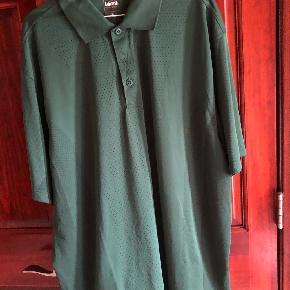 Ashworth Dark Green Men’s Performance Polo
